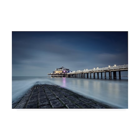 Stefano Pizzini 'The Pier' Canvas Art,16x24